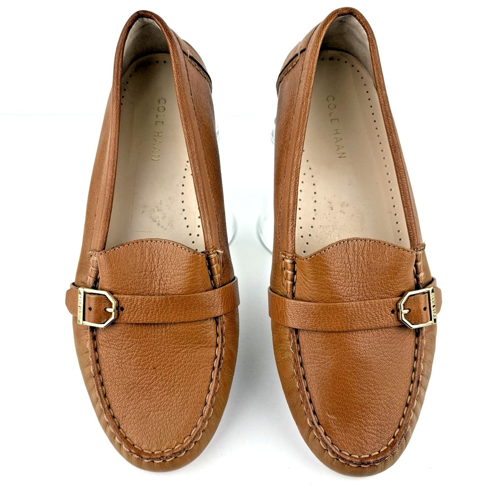 Cole Haan Driving Moccasin Emely Loafer Shoes Women US 7 B Leather Slip On Flats